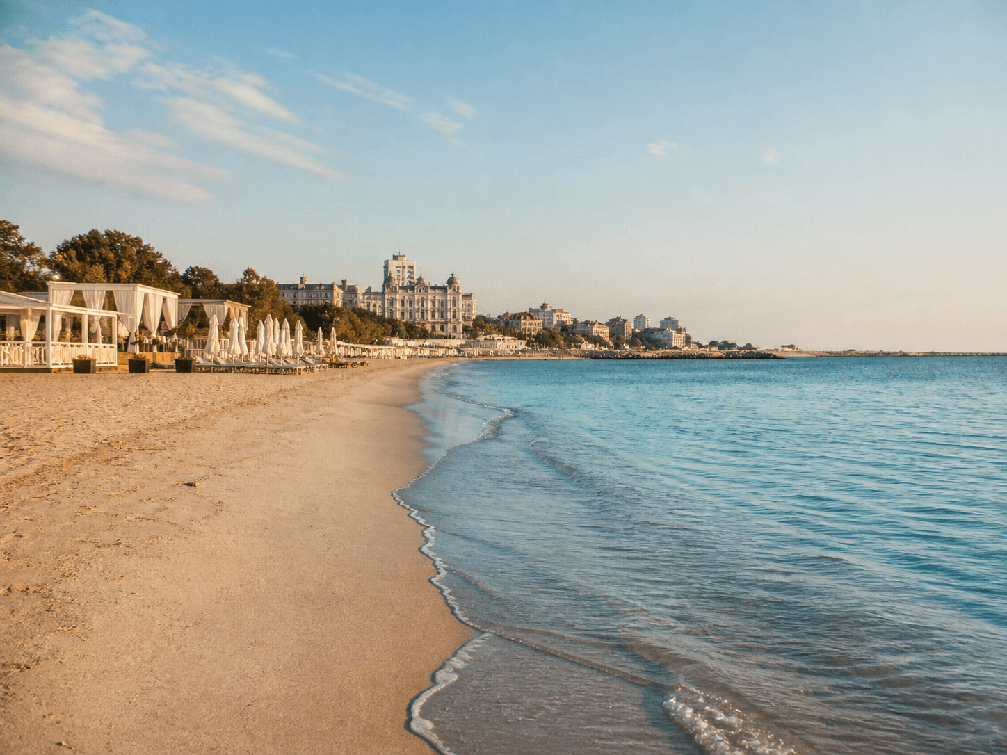 Romania's Black Sea coastline near Constanța